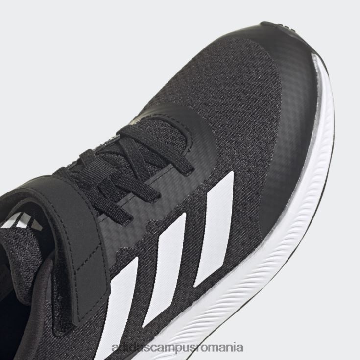 adidas campus romania Runfalcon 3.0 pantofi cu curea din dantelă elastică negru adidas copii alb negru J266N211178