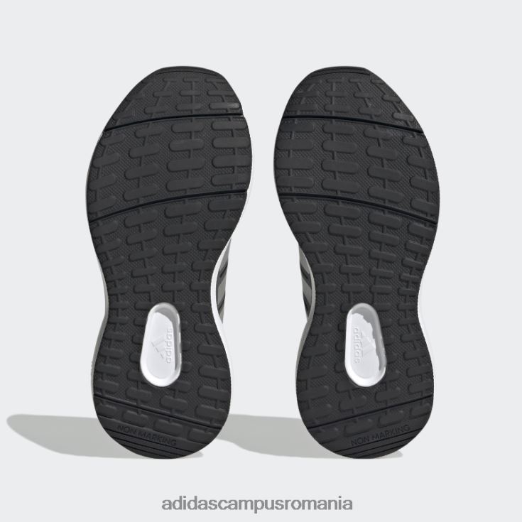 adidas campus romania Scarlet fortarun 2.0 pantofi din dantela cloudfoam copii negru/argintiu/stacojiu J266N217905