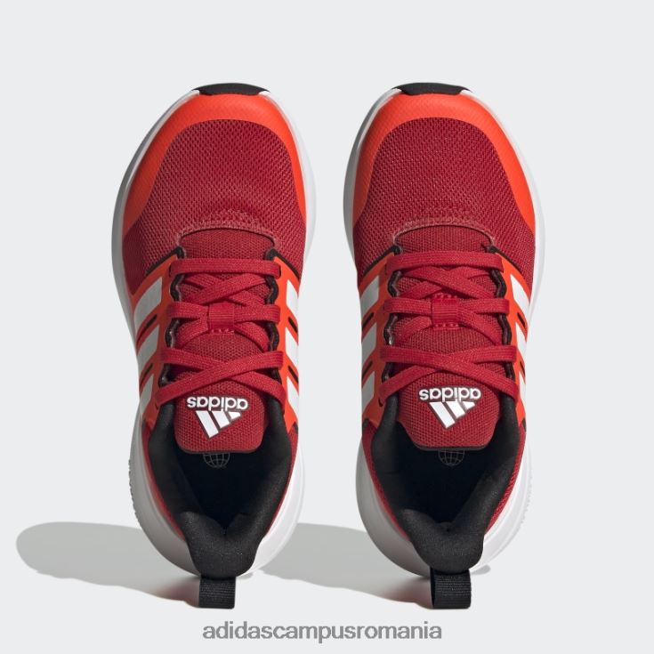 adidas campus romania Scarlet fortarun 2.0 pantofi din dantela cloudfoam copii stacojiu/alb/rosu J266N211291