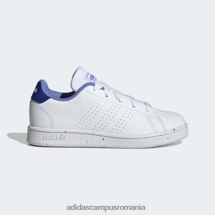 adidas campus romania alb avantaj lifestyle pantofi din dantela curte copii alb/albastru J266N217903