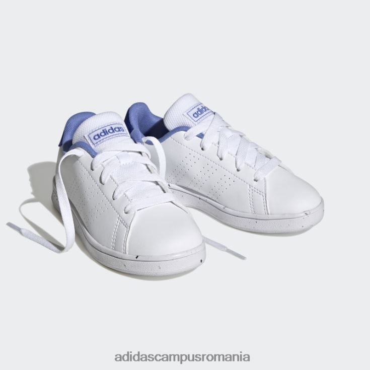 adidas campus romania alb avantaj lifestyle pantofi din dantela curte copii alb/albastru J266N217903