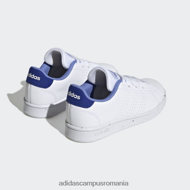 adidas campus romania alb avantaj lifestyle pantofi din dantela curte copii alb/albastru J266N217903