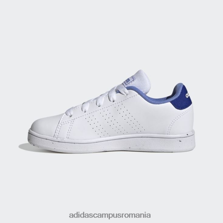 adidas campus romania alb avantaj lifestyle pantofi din dantela curte copii alb/albastru J266N217903