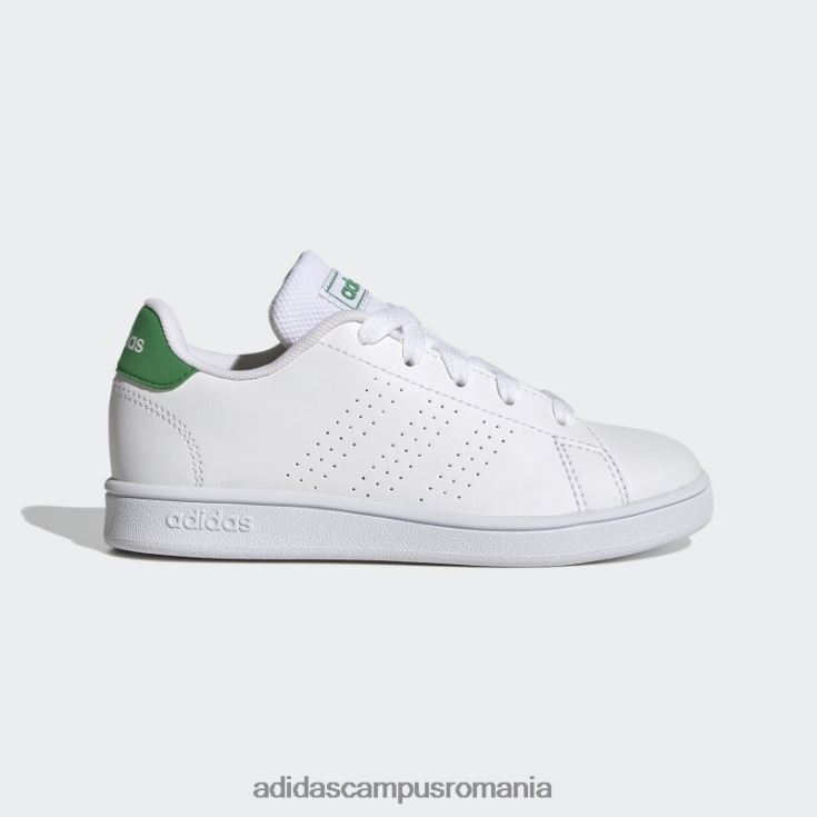 adidas campus romania alb avantaj lifestyle pantofi din dantela curte copii alb/verde/negru J266N211380