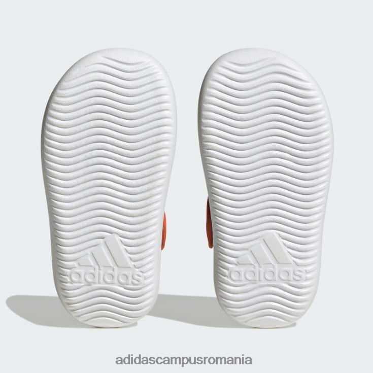 adidas campus romania alb finding nemo varf inchis sandale de vara moda copii portocaliu/negru/alb J266N211214