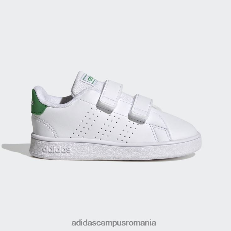 adidas campus romania avantaj lifestyle court doi pantofi cu cârlig și buclă alb adidas copii alb/verde/negru J266N211316