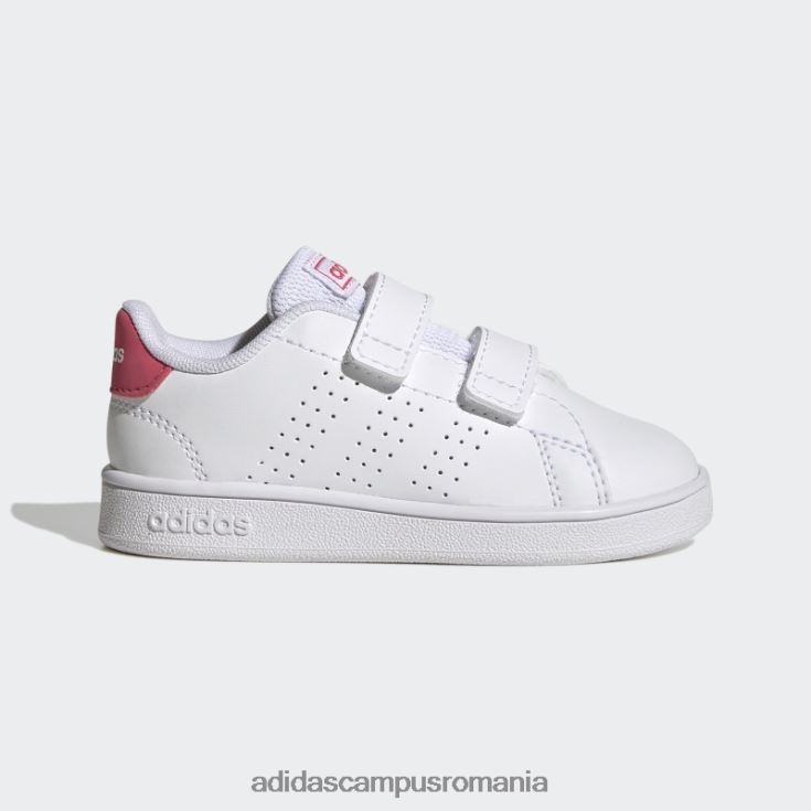 adidas campus romania avantaj lifestyle court doi pantofi cu cârlig și buclă, roz real copii alb/roz real/negru J266N217735