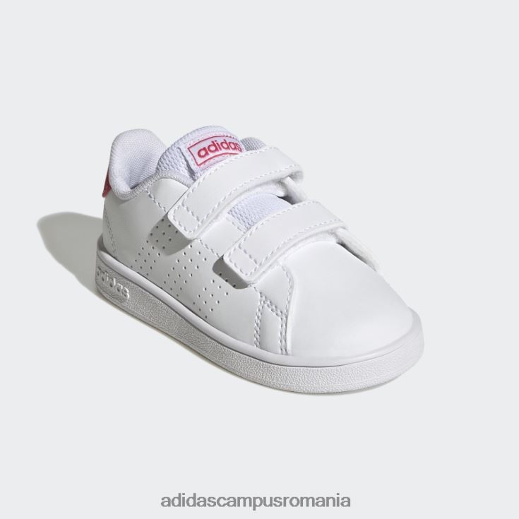adidas campus romania avantaj lifestyle court doi pantofi cu cârlig și buclă, roz real copii alb/roz real/negru J266N217735