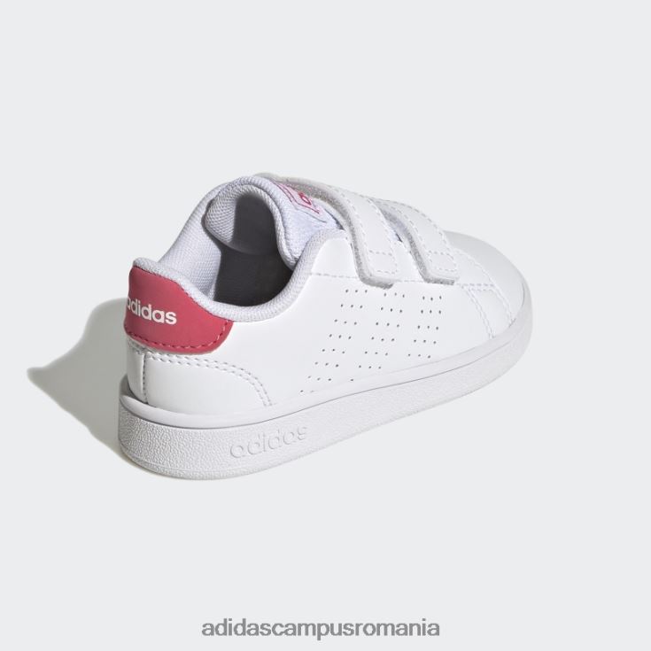 adidas campus romania avantaj lifestyle court doi pantofi cu cârlig și buclă, roz real copii alb/roz real/negru J266N217735