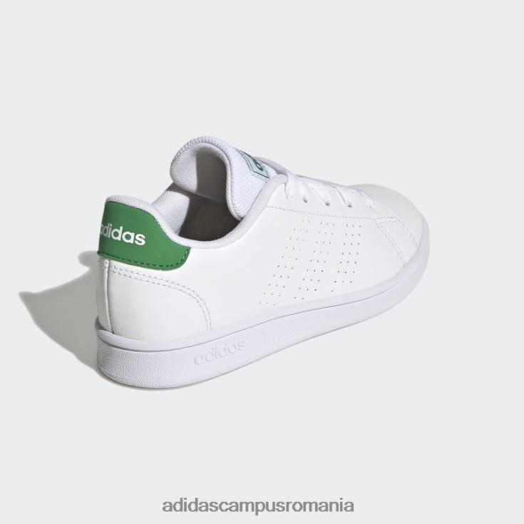 adidas campus romania avantaj lifestyle pantofi din dantela curte verde copii alb/verde/negru J266N217874