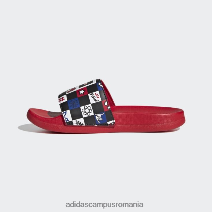 adidas campus romania black x disney adilette comfort spider-man diapozitive fashion copii negru/alb/stacojiu J266N211074