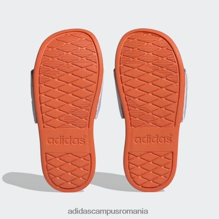adidas campus romania blue dawn hot x disney adilette confort moana diapozitive copii albastru zori/portocaliu J266N211073