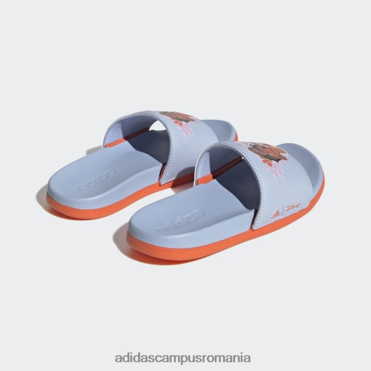 adidas campus romania blue dawn hot x disney adilette confort moana diapozitive copii albastru zori/portocaliu J266N211073