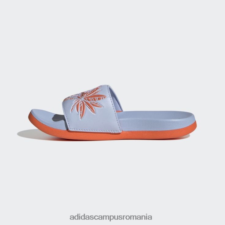 adidas campus romania blue dawn hot x disney adilette confort moana diapozitive copii albastru zori/portocaliu J266N211073