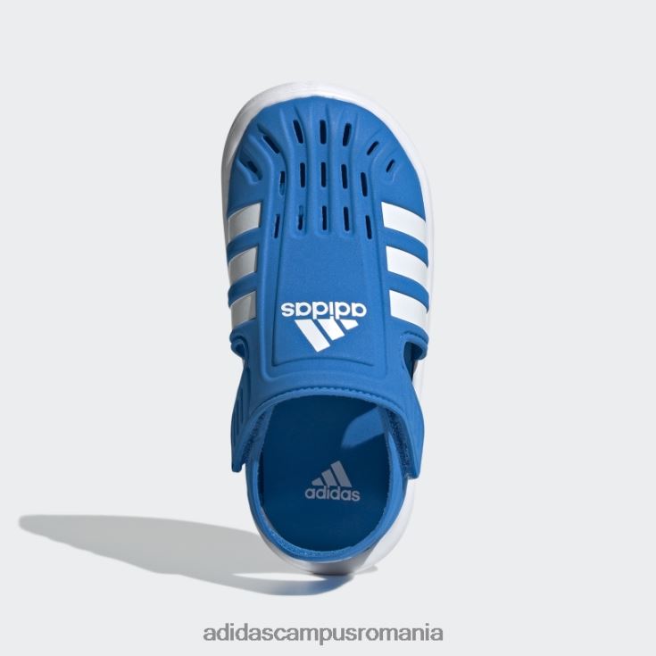 adidas campus romania blue rush summer sandale de apă cu vârf închis copii papură albastră/alb J266N218064