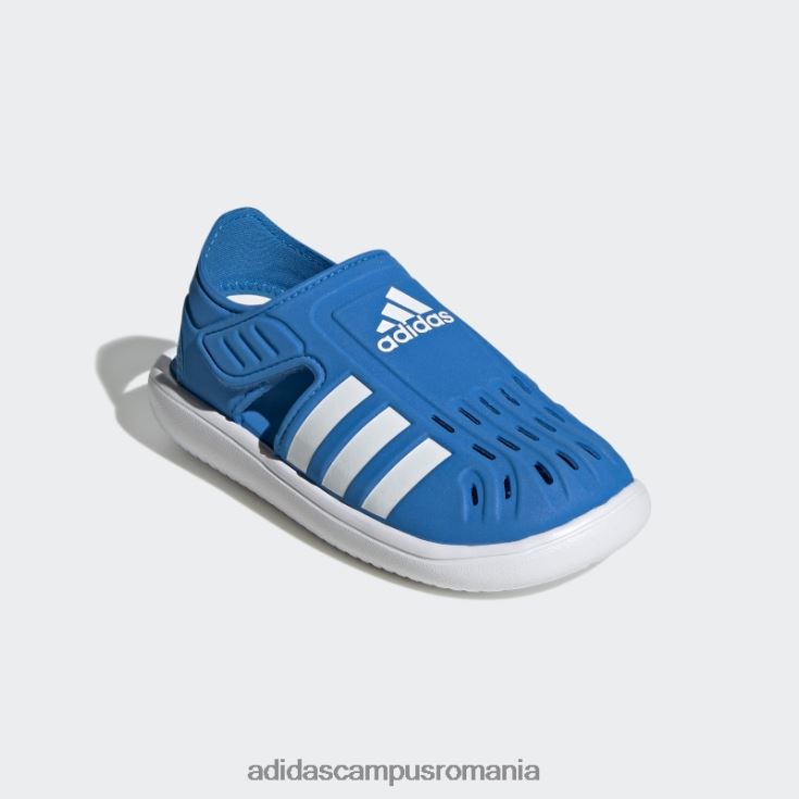 adidas campus romania blue rush summer sandale de apă cu vârf închis copii papură albastră/alb J266N218064