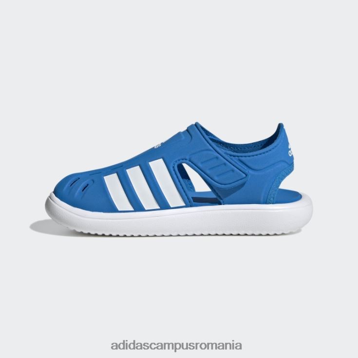 adidas campus romania blue rush summer sandale de apă cu vârf închis copii papură albastră/alb J266N218064