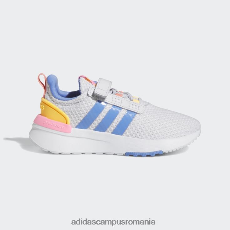 adidas campus romania dash grey racer tr21 lifestyle alergare cu dantelă elastică și pantofi cu curea superioară adidas copii gri liniuță/alb/roz fascicul J266N211271