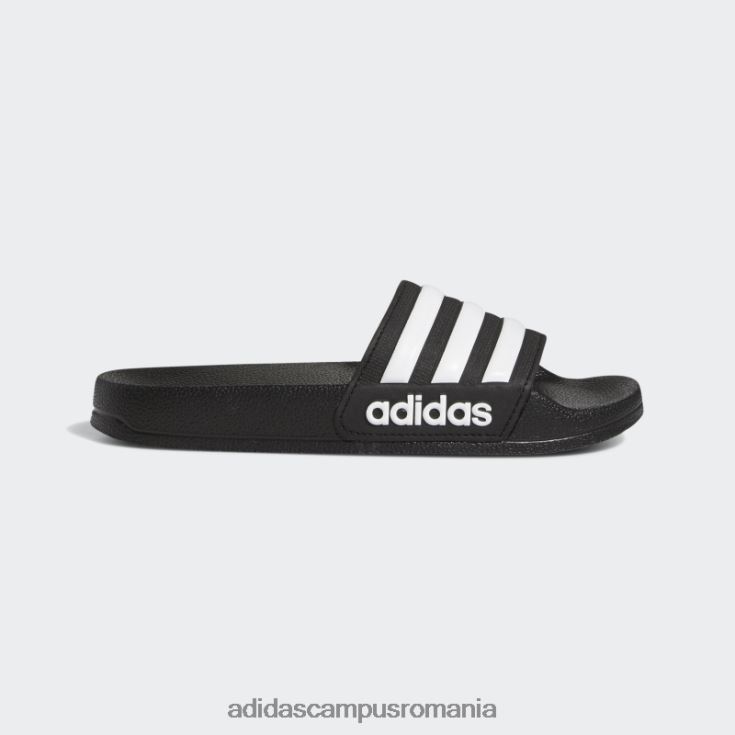 adidas campus romania duș adilette tobogane albe copii alb negru J266N217656