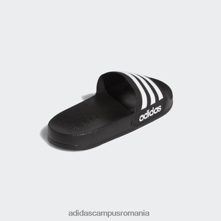 adidas campus romania duș adilette tobogane albe copii alb negru J266N217656