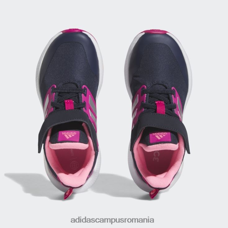 adidas campus romania eq21 run 2.0 bounce sport alergare dantela elastica cu curea superioara pantofi cerneala adidas copii cerneală/argintiu/magenta real J266N23600