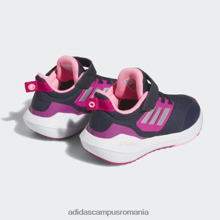 adidas campus romania eq21 run 2.0 bounce sport alergare dantela elastica cu curea superioara pantofi cerneala adidas copii cerneală/argintiu/magenta real J266N23600