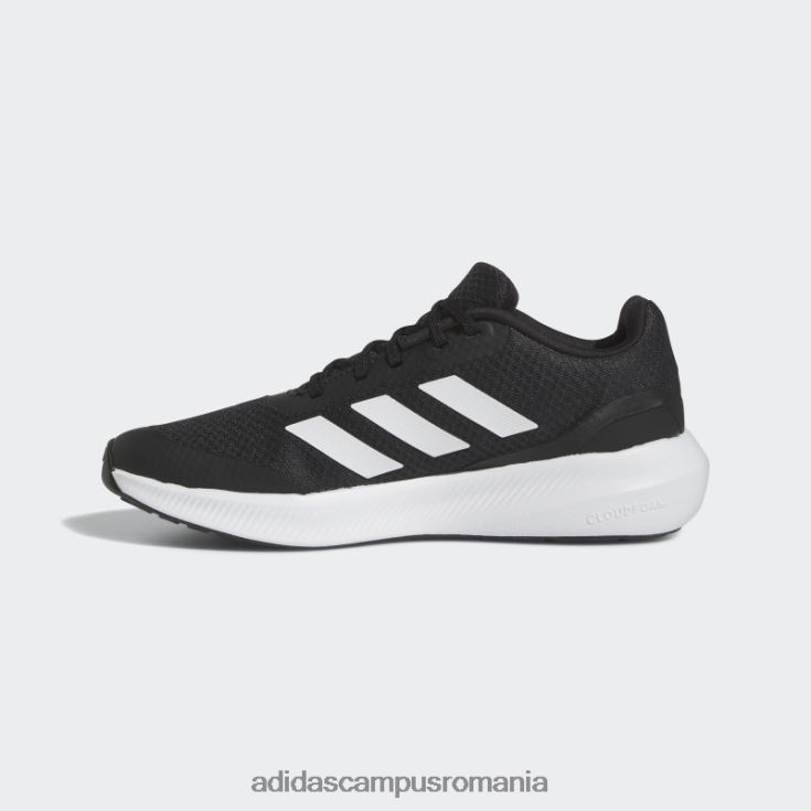 adidas campus romania fashion runfalcon 3 pantofi dantela alb copii alb negru J266N211112