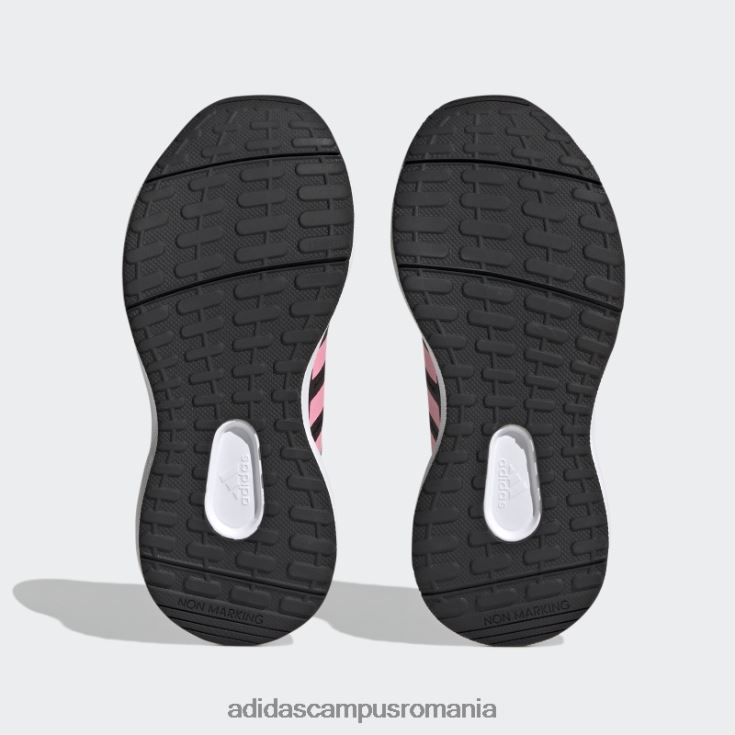 adidas campus romania fashion violet fortarun 2.0 pantofi din dantela cloudfoam copii negru/roz fascicul/violet J266N217769