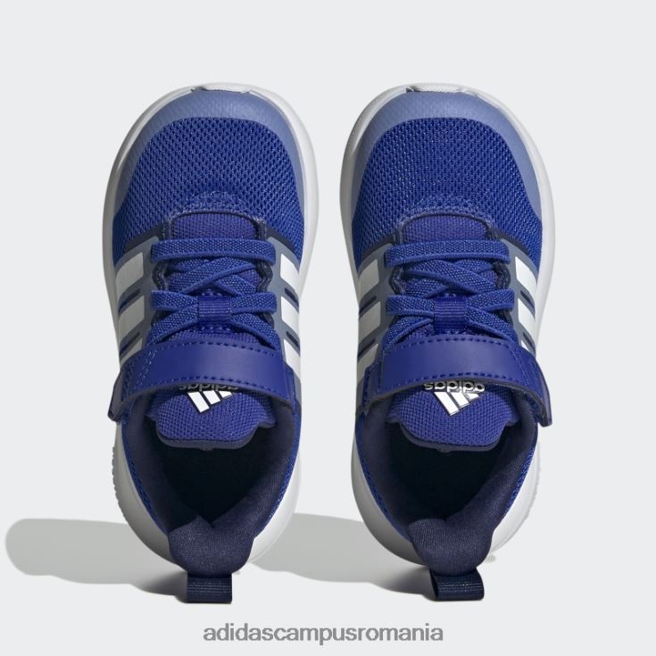 adidas campus romania fortarun 2.0 cloudfoam pantofi cu bretele din dantela elastica albastru adidas copii albastru alb J266N217856