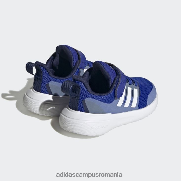 adidas campus romania fortarun 2.0 cloudfoam pantofi cu bretele din dantela elastica albastru adidas copii albastru alb J266N217856