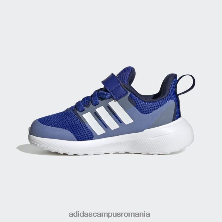 adidas campus romania fortarun 2.0 cloudfoam pantofi cu bretele din dantela elastica albastru adidas copii albastru alb J266N217856