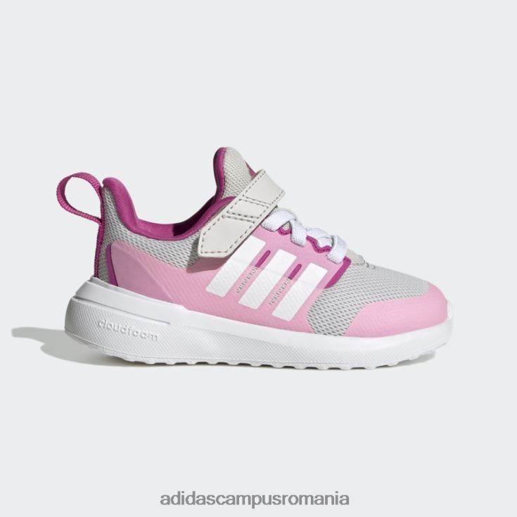adidas campus romania fortarun 2.0 cloudfoam pantofi cu curea din dantela elastica gri adidas copii gri/alb/roz fascicul J266N217784