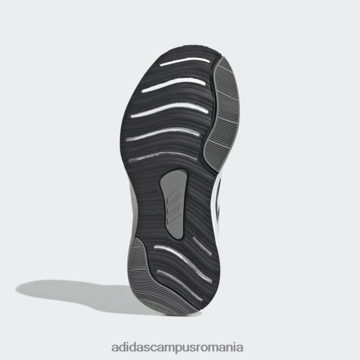 adidas campus romania fortarun pantofi sport alergare dantela negri copii negru/alb/gri J266N211324