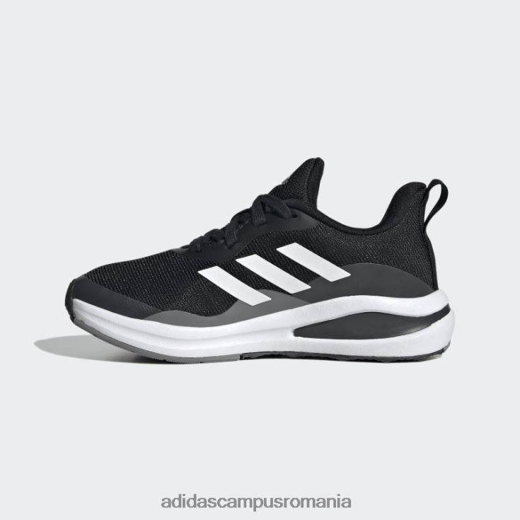 adidas campus romania fortarun pantofi sport alergare dantela negri copii negru/alb/gri J266N211324