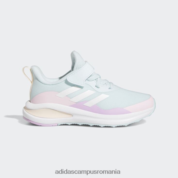 adidas campus romania fortarun sport alergare cu dantela elastica si pantofi cu curea de sus albastru adidas copii albastru/alb/roz J266N211460