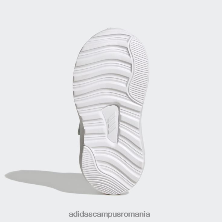 adidas campus romania fortarun sport running pantofi cu dantela elastica si cu curea de sus albastru copii albastru/alb/roz J266N211054
