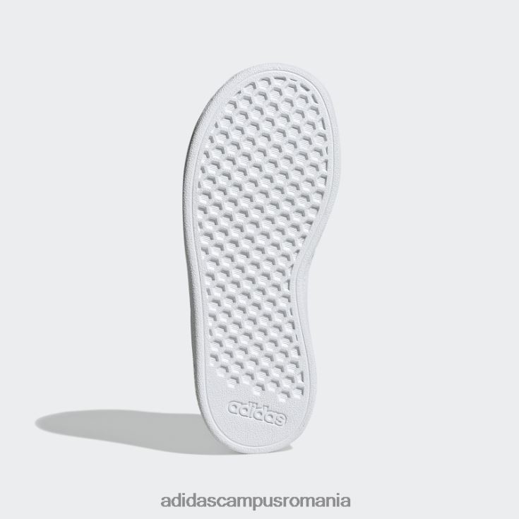 adidas campus romania grand court lifestyle tenis pantofi cu sireturi moda neagra copii alb negru J266N211416
