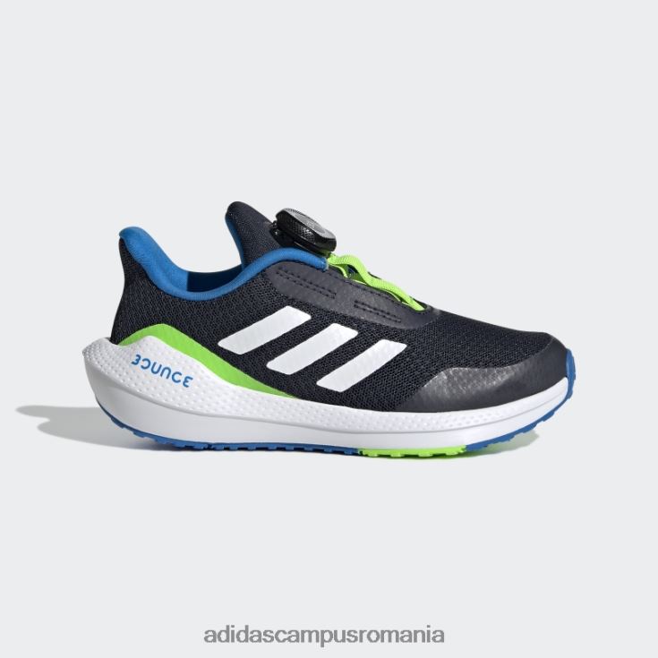 adidas campus romania ink eq21 run boa bounce pantofi copii cerneală/alb/papură albastră J266N218166