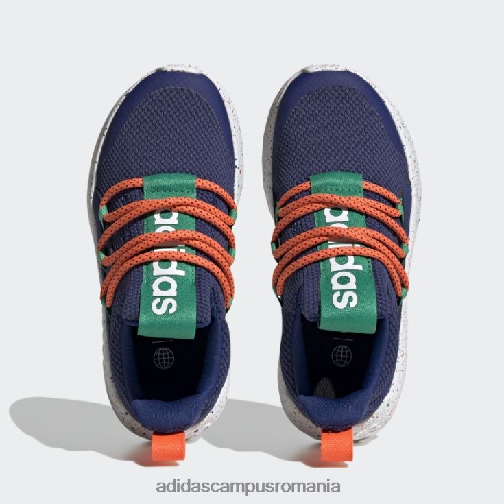 adidas campus romania lite racer adapt 4.0 pantofi slip-on dantela albastru copii albastru/verde curte J266N211083