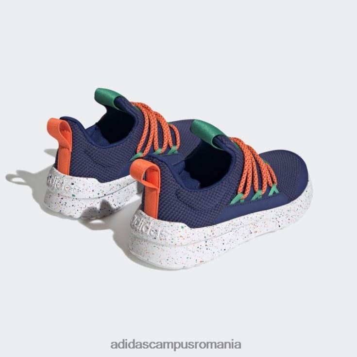 adidas campus romania lite racer adapt 4.0 pantofi slip-on dantela albastru copii albastru/verde curte J266N211083