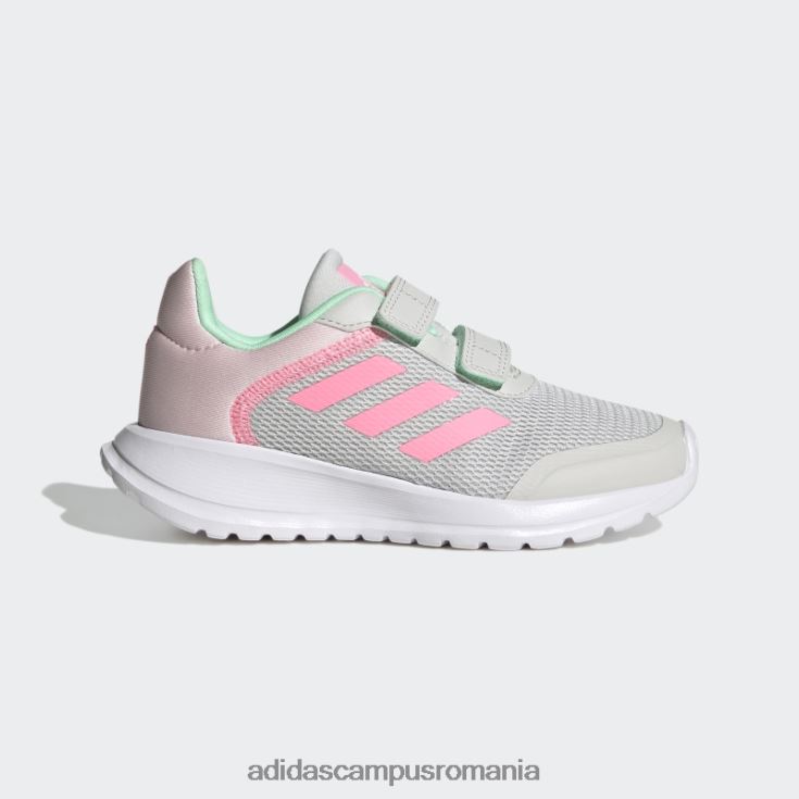 adidas campus romania mentă tensaur run pantofi moda copii gri/roz fascicul/mentă J266N217704