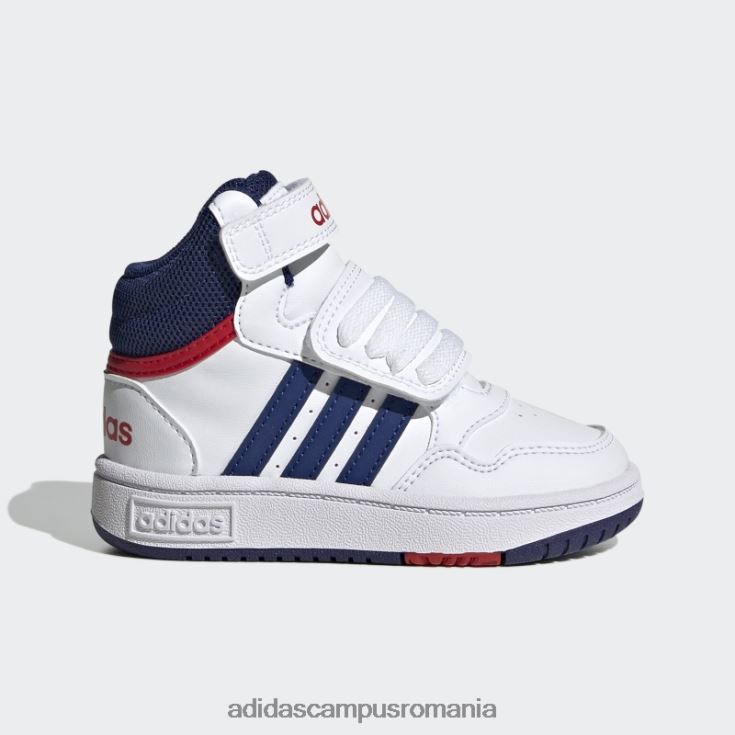 adidas campus romania modă cercuri stacojii pantofi mijlocii copii alb/albastru victorie/stacojiu J266N211275