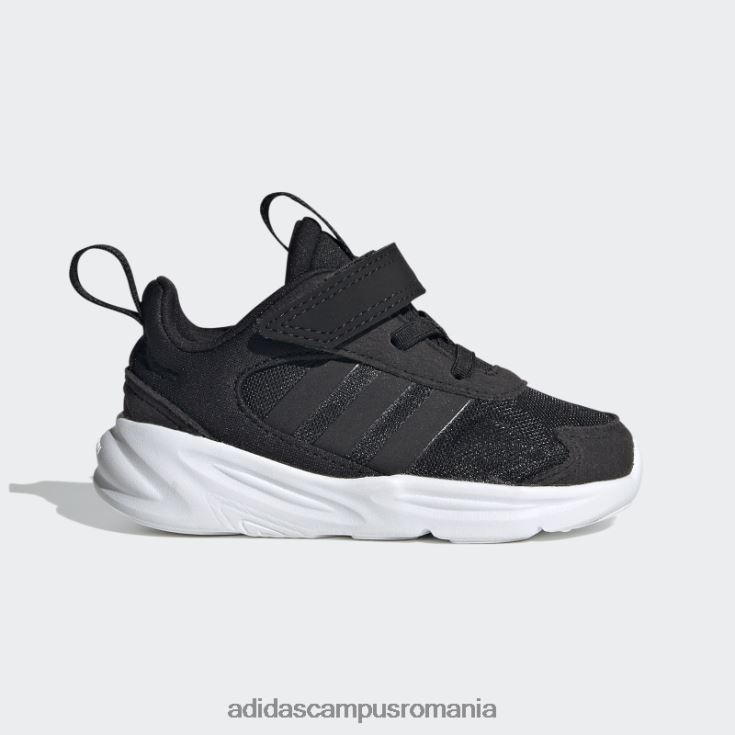 adidas campus romania negru ozelle running lifestyle dantela elastica cu pantofi cu bretele superioare copii negru/carbon J266N218094