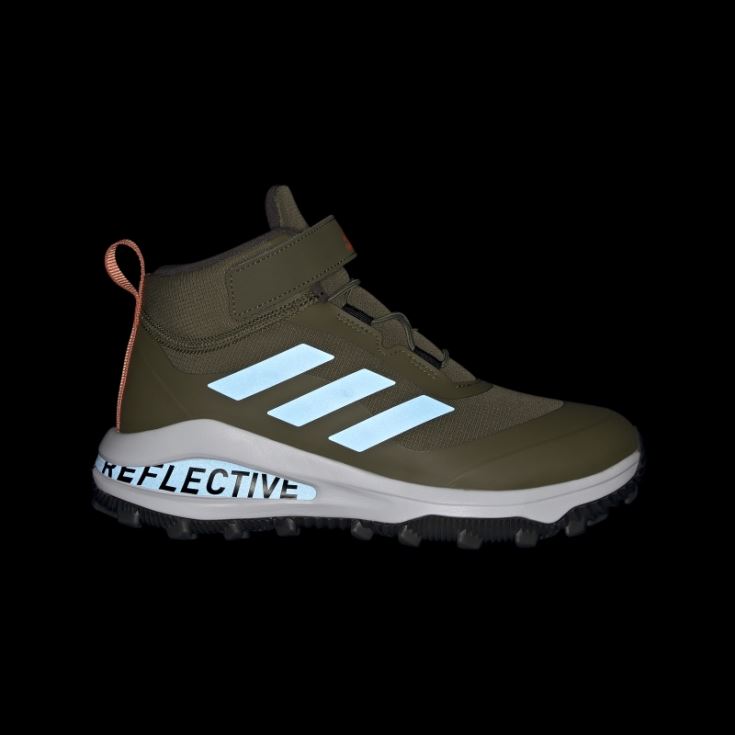 adidas campus romania olive fortarun all terrain cloudfoam sport alergare dantela elastica si pantofi cu curea superioara copii măsline/albastru J266N218089