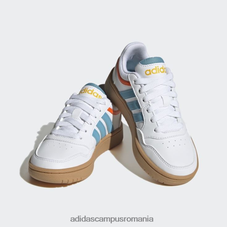 adidas campus romania pantofi adidas hoops albi copii alb/albastru/auriu J266N211337