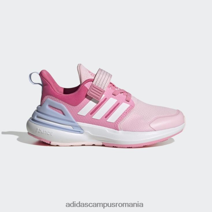 adidas campus romania pantofi adidas rapid rapid sport bounce elastic din dantela cu curea superioară copii roz/alb J266N211313