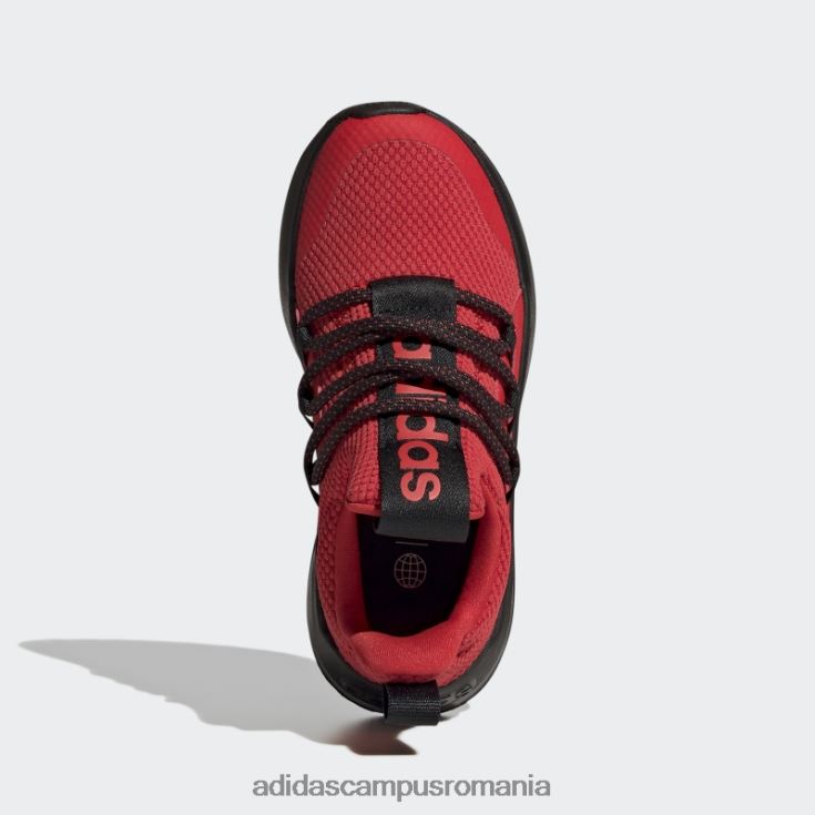 adidas campus romania pantofi adidas red lite racer adapt 4.0 cu dantelă copii roșu/negru J266N211319