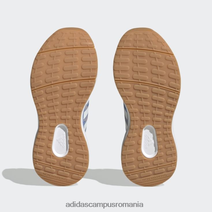 adidas campus romania pantofi albastru fortarun 2.0 cloudfoam cu dantela elastica cu bretele adidas copii albastru/alb/galben J266N218021