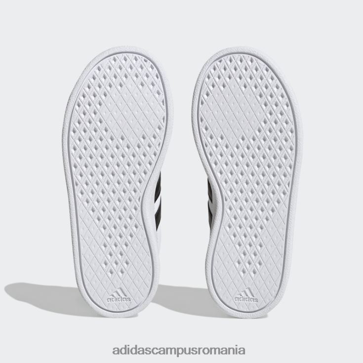 adidas campus romania pantofi albi breaknet lifestyle din dantela curte copii alb negru J266N23502