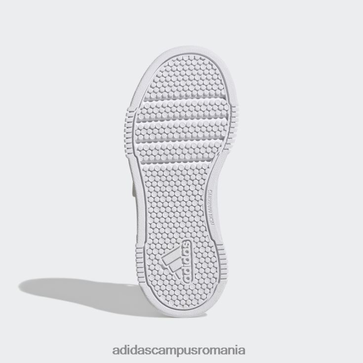adidas campus romania pantofi albi cu cârlig și buclă de tensaur copii alb/gri J266N217861